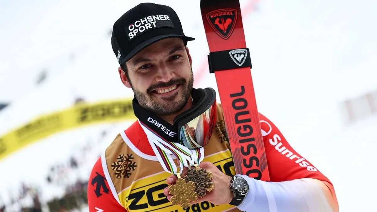 Meillard je pobijedio s vremenom 2:10.07, Aerni je imao 18 stotinki sporije vrijeme