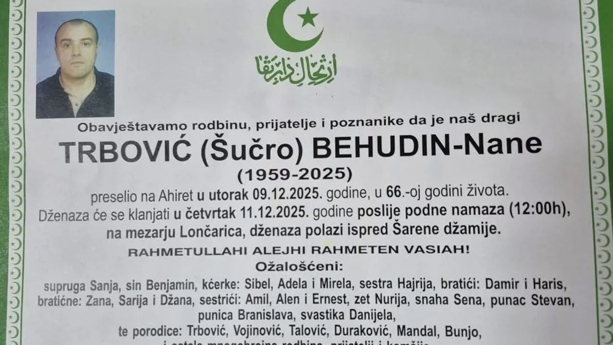 Odlazak Behudina-Nane Trbovića: Sjećanje na borca i vizionara