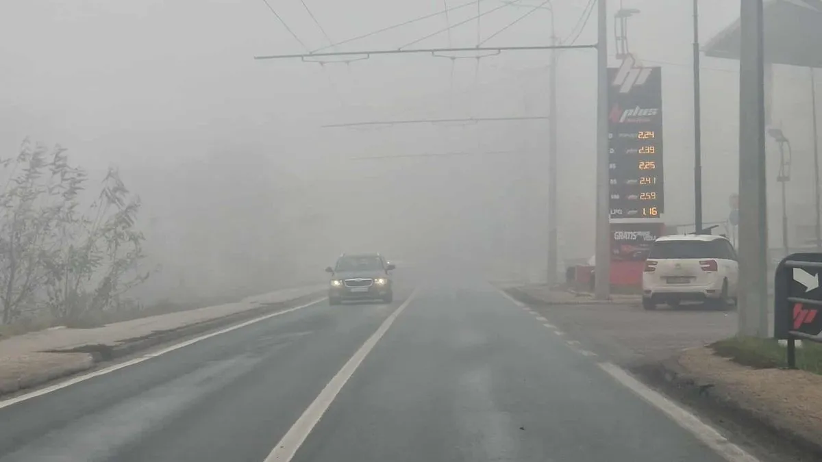Prisustvo temperaturne inverzije u večernjim satima dodatno otežava razrjeđivanje zagađenja.