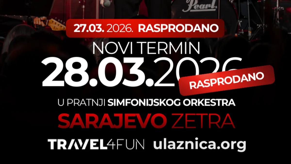 Zdravko Čolić u Sarajevu obara sve rekorde, za manje od 24 sata rasprodan i drugi koncert u 'Zetri'