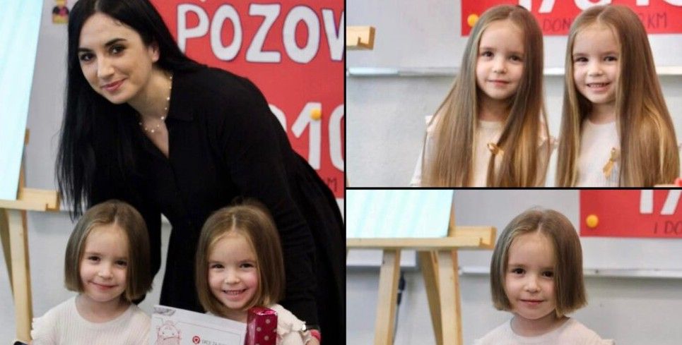 Donacija je proslijeđena organizaciji koja izrađuje perike za mališane koji prolaze kroz onkološke tretmane