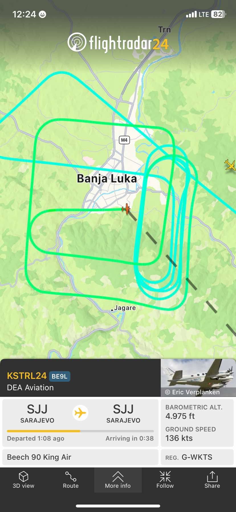 Britanski avion ponovo nadlijeće Banju Luku