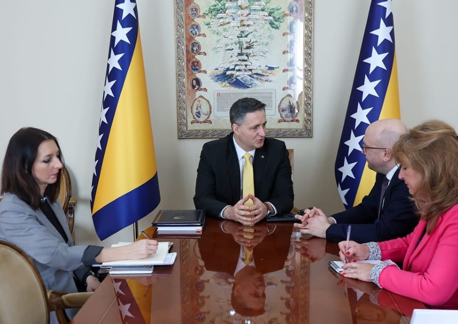 Član Predsjedništva BiH dr. Denis Bećirović je pozdravio snažan angažman prijateljske Savezne Republike Njemačke Bosni i Hercegovini na njenom europskom i euroatlantskom putu