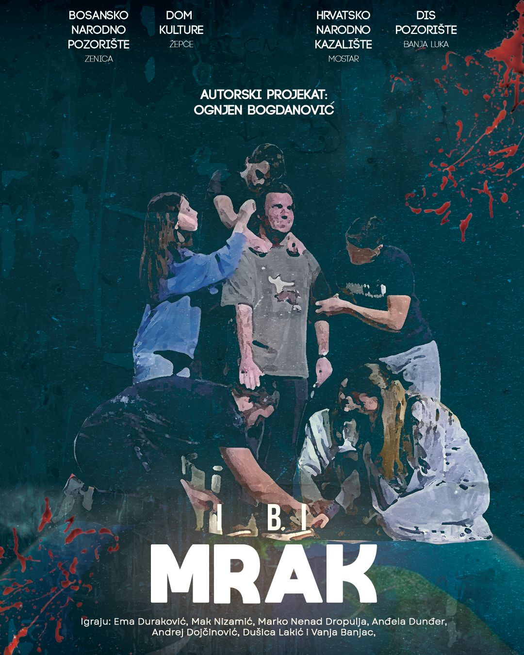 U Bosanskom narodnom pozorištu Zenica premijerno izvedena omladinska predstava 'I bi mrak'