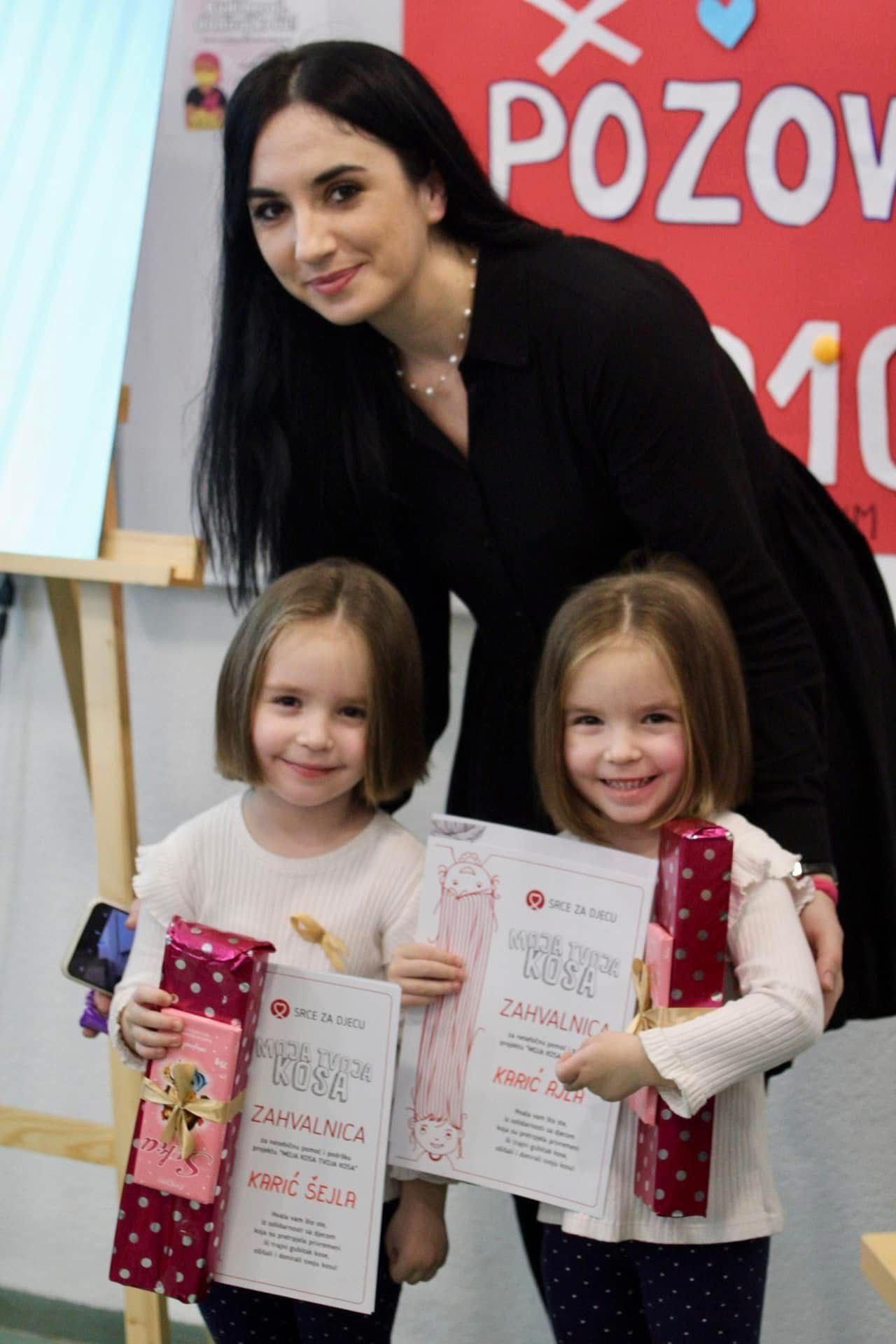 Plemenit gest blizanki iz Kiseljaka: Ajla i Šejla darovale kosu djeci oboljeloj od raka