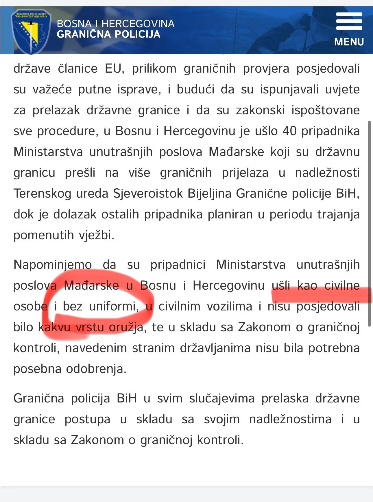 Razotkrivene laži državne vlasti: Ko je dao saglasnost da specijalizirana vozila uđu u BiH?