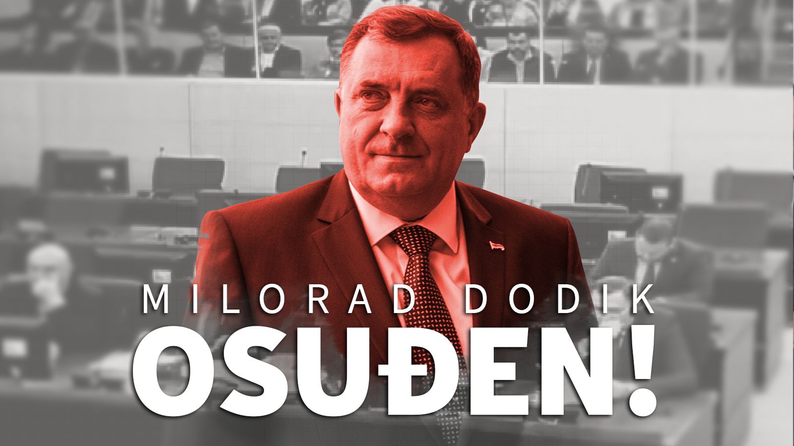 Sud BiH: Miloradu Dodiku godina zatvora i šest godina zabrane političkog djelovanja