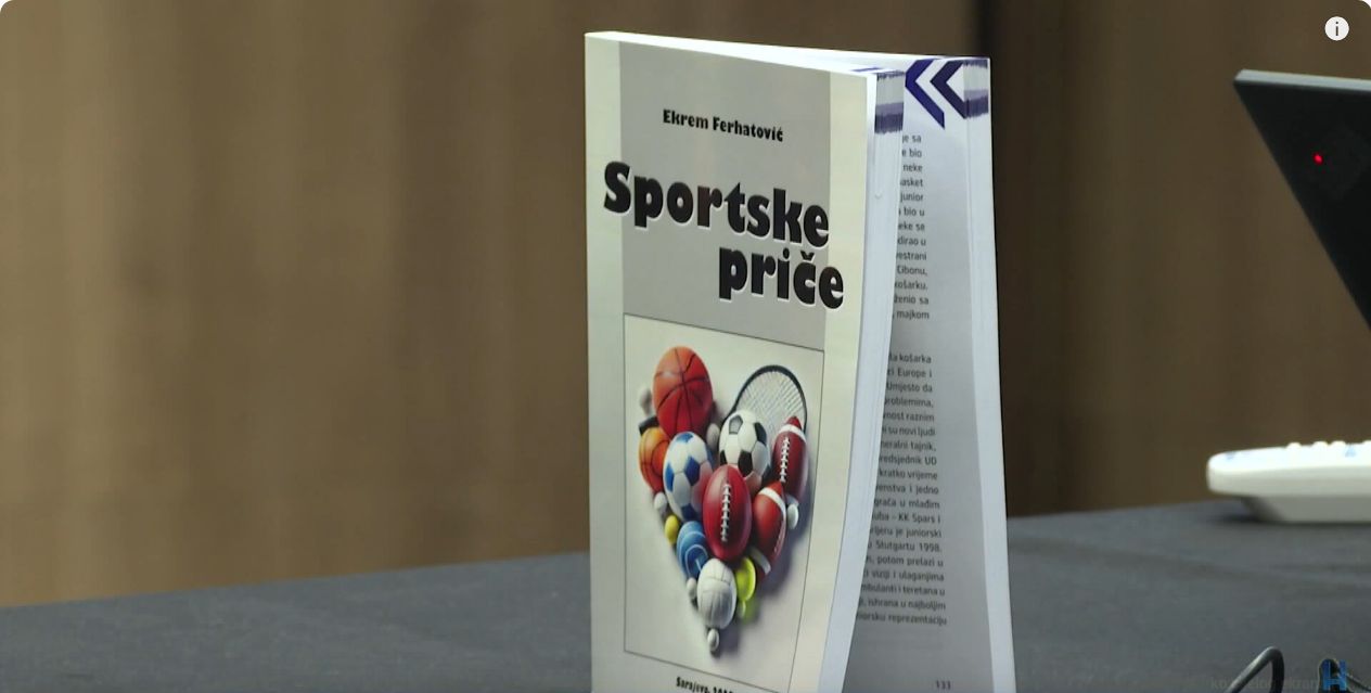 Višegodišnji novinar Ekrem Ferhatović promovisao je svoje knjige pod nazivom "Sportske priče"