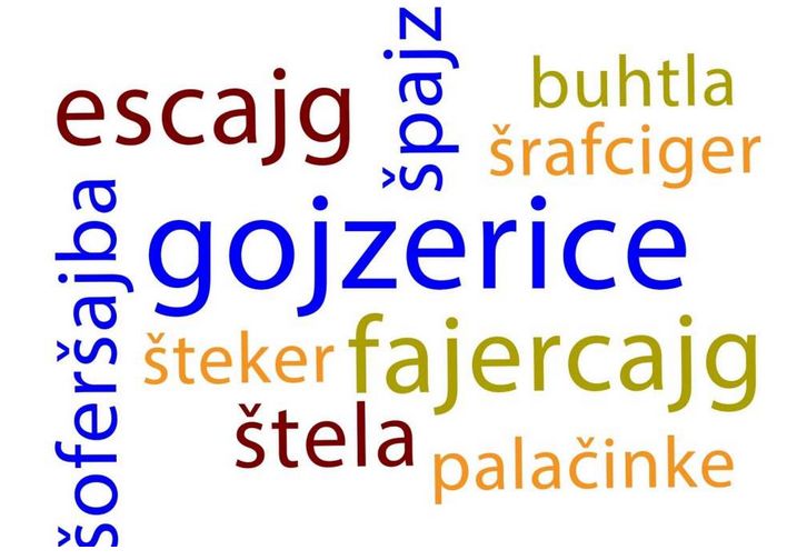 Svaka natuknica u rječniku ima i potvrdu iz korpusa tekstova na bosanskom jeziku, najčešće iz jezika bh. štampe