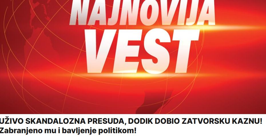 Kako navode mediji iz Srbije bliski režimu u Beogradu, predsjednik Srbije Aleksandar Vučić će večeras po pozivu prvostepeno osuđenog Milorada Dodika doći u Banju Luku.