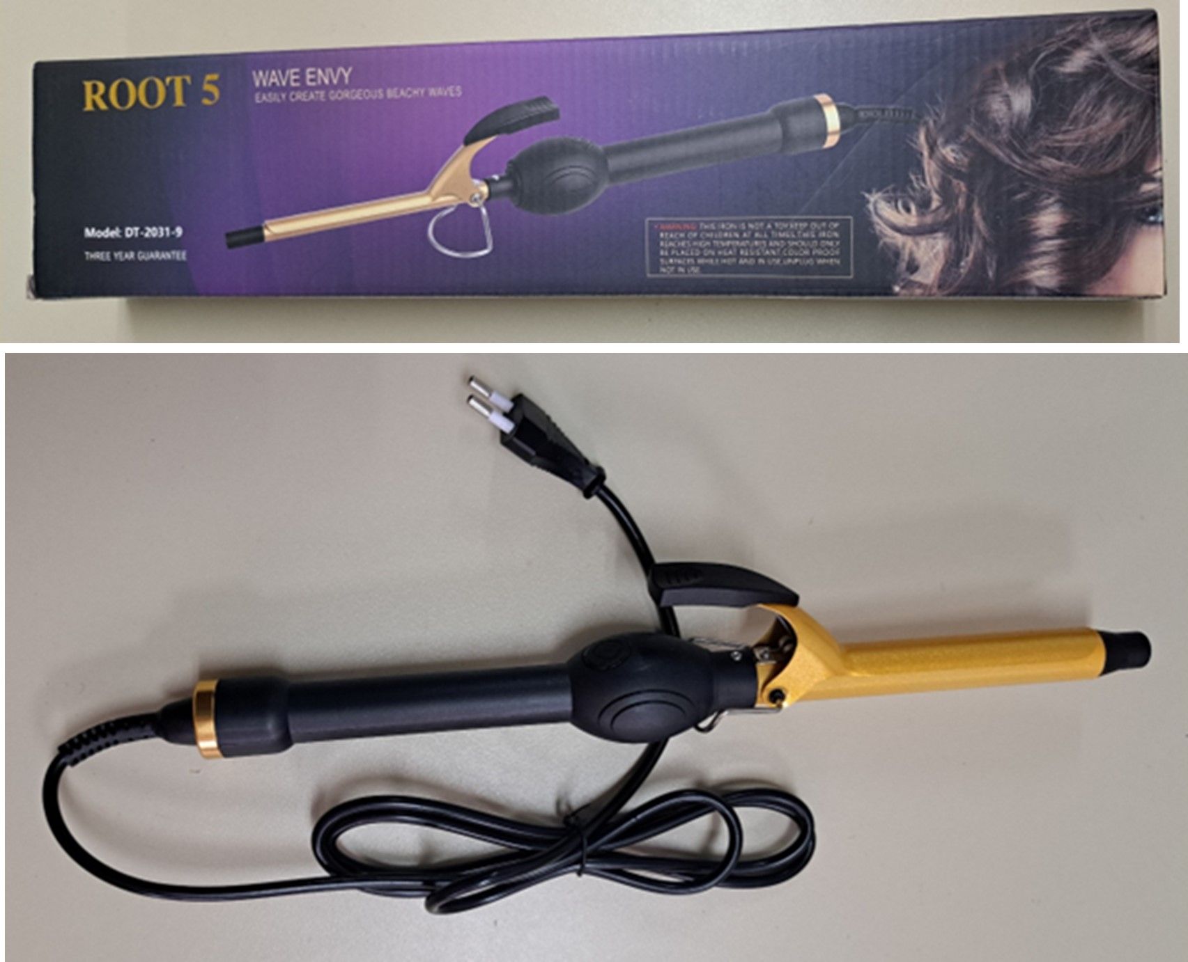 Kod svih proizvoda površina poprečnog presjeka provodnika u napojnom kablu manja je od minimalno dozvoljene.