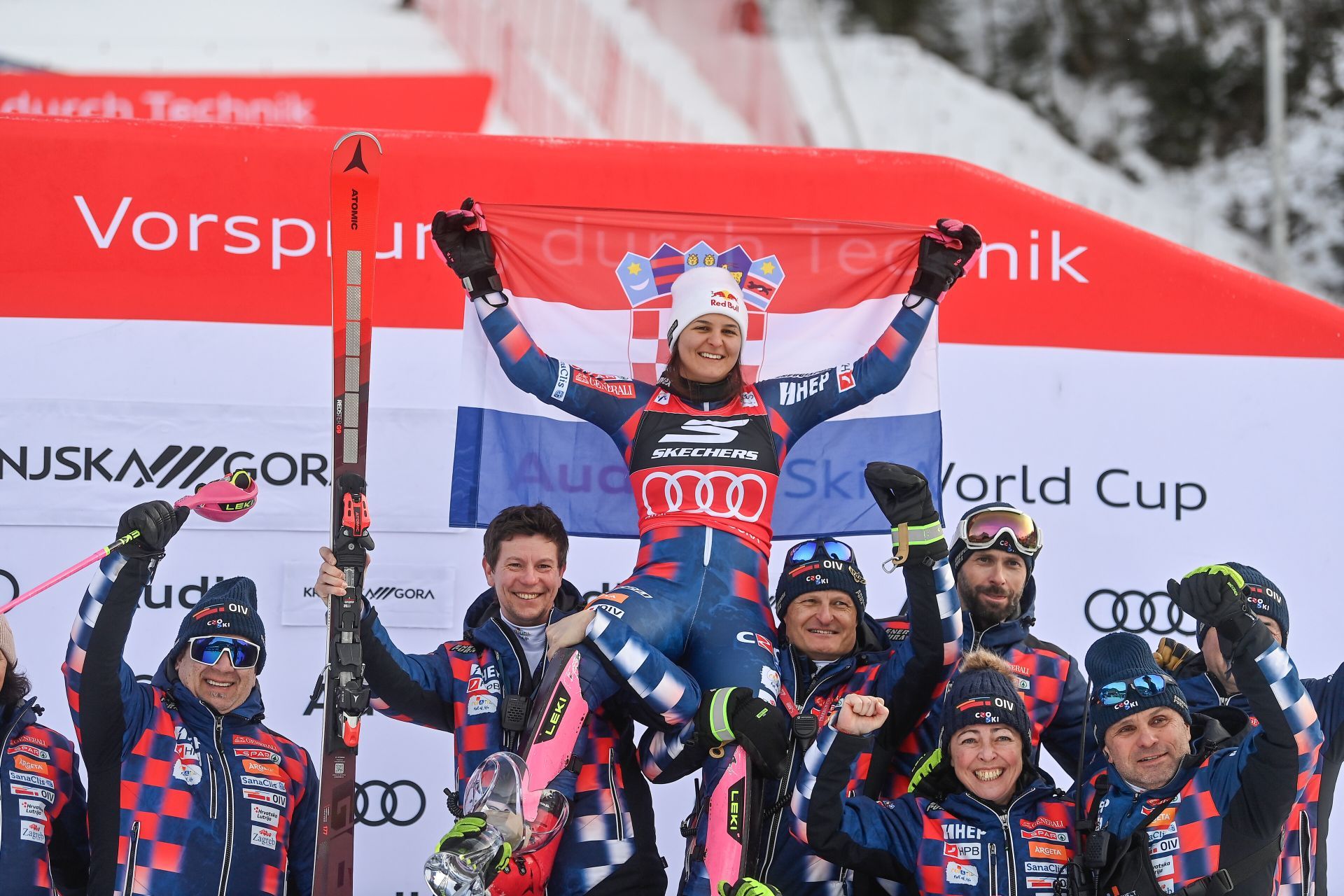 Mlada 21-godišnja hrvatska alpska skijašica, Zrinka Ljutić ide stopama svojih idola Ivice i Janice Kostelić
