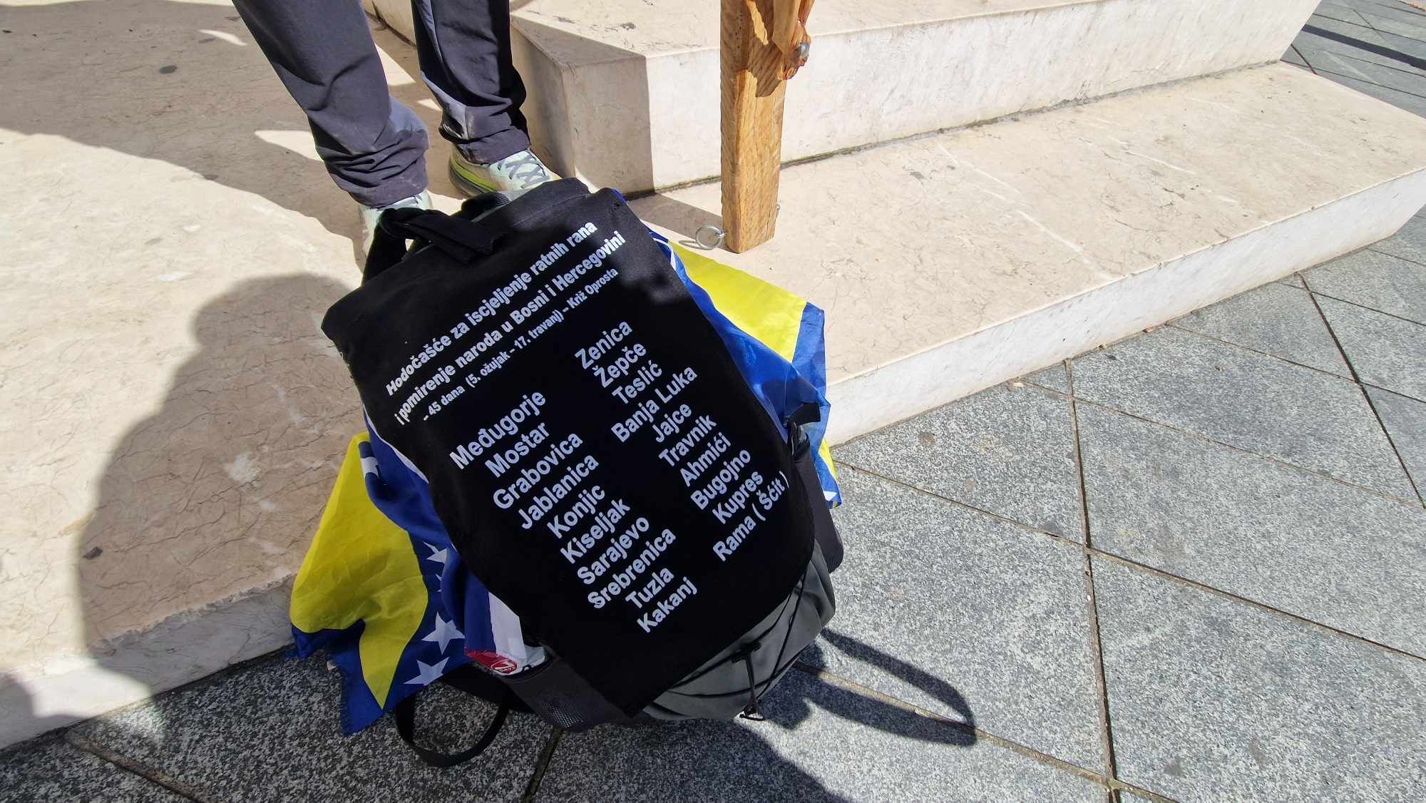 U Sarajevu smo dočekali hodočasnika Josipa: Hodam kroz BiH za pokajanje i oprost