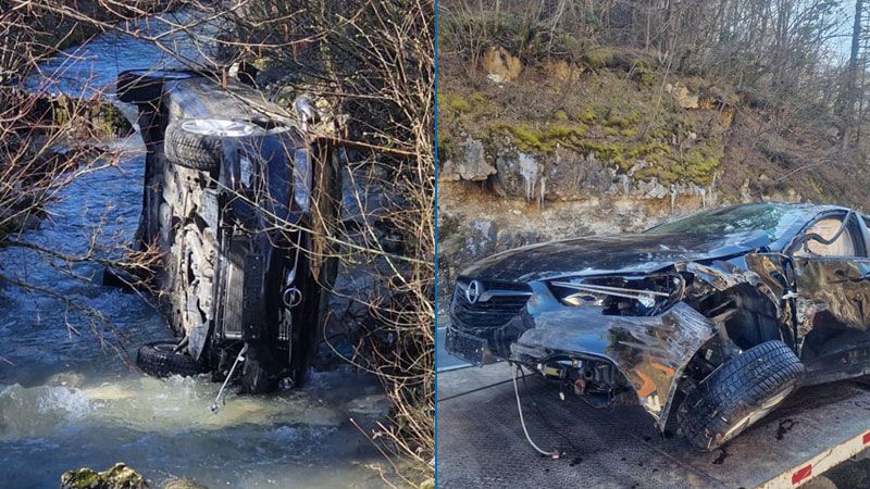 Srećom, vozač je prošao samo s lakšim povredama, dok je vozilo pretrpjelo značajnu materijalnu štetu.