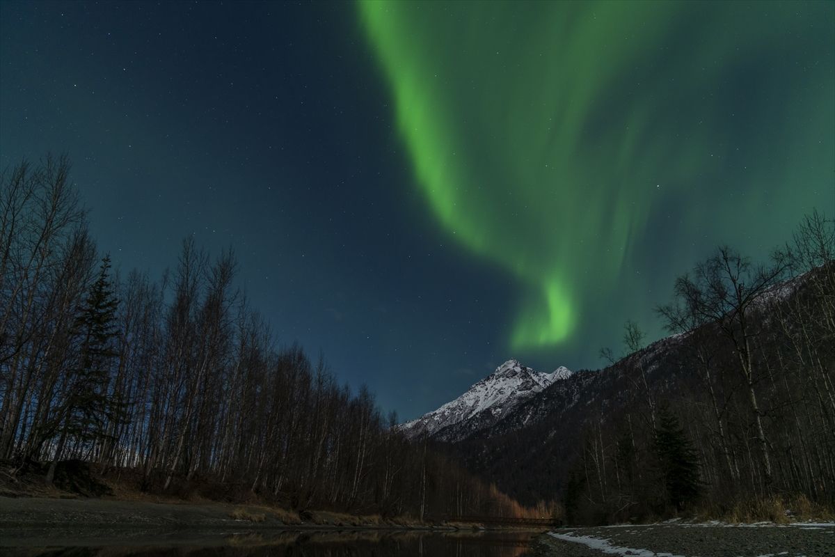Spektakularna polarna svjetla obasjala nebo na Aljasci