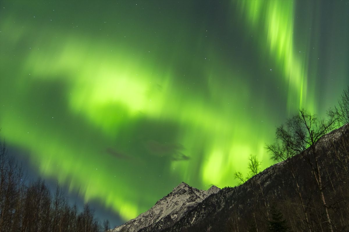 Spektakularna polarna svjetla obasjala nebo na Aljasci