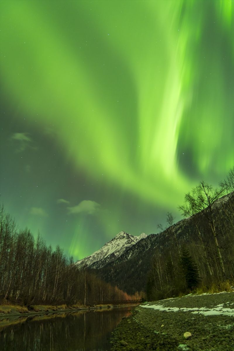Spektakularna polarna svjetla obasjala nebo na Aljasci