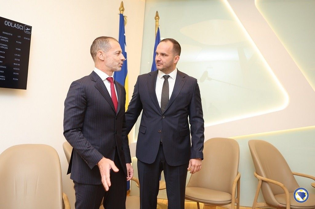 Završeno obraćanje Aleksandra Čeferina i Vice Zeljkovića nakon sastanka u NSBiH