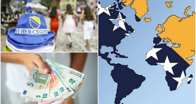 Više od 5,6 milijardi KM slilo se u prošloj godini iz inostranstva u Bosnu i Hercegovinu.