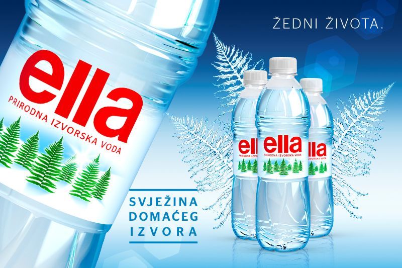 Ella izvire na izvorištu „Vilenac“, koji se nalazi u podnožju planine Igman, poznate po podzemnim jezerima sa kvalitetnom vodom