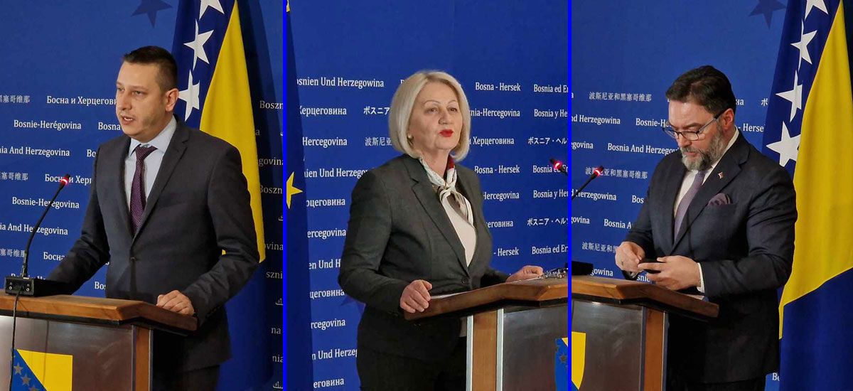 Protiv usvajanja predloženog dnevnog reda bili su ministri iz reda srpskog naroda iz Republike Srpske.