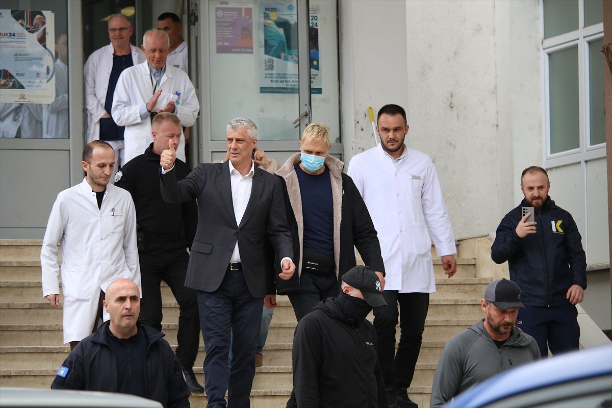 Hašim Tači iz haškog pritvora došao u posjetu bolesnom ocu u Prištinu