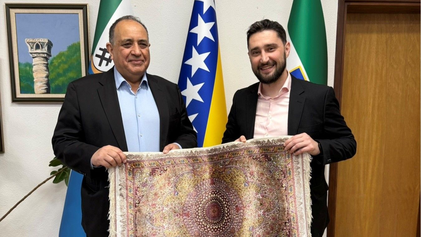 Ambasador Vilayet Guliyev u svom govoru osvrnuo se na prijateljstvo i saradnju dvije prijateljske države 