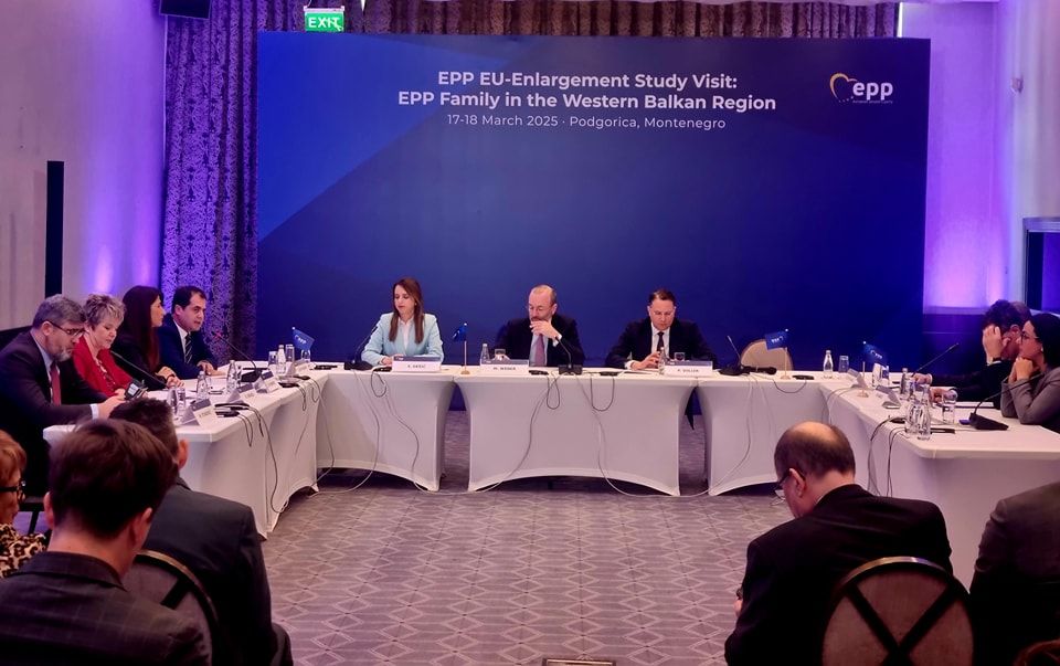 Izetbegović u Podgorici: BiH prolazi kroz najtežu krizu, potrebno ojačati saradnju stranaka EPP-a