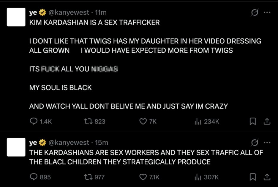 Kanye West ponovo šokira: Podijelio bizarne tvrdnje o svojoj djeci, pisao o Jay Z-ju i Beyonce