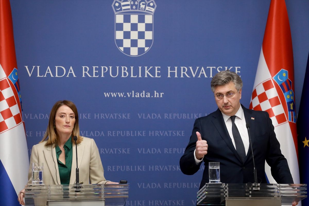 Metsola u Zagrebu: Mijenjati trend u kojem EU gubi više članica nego što ih dobiva