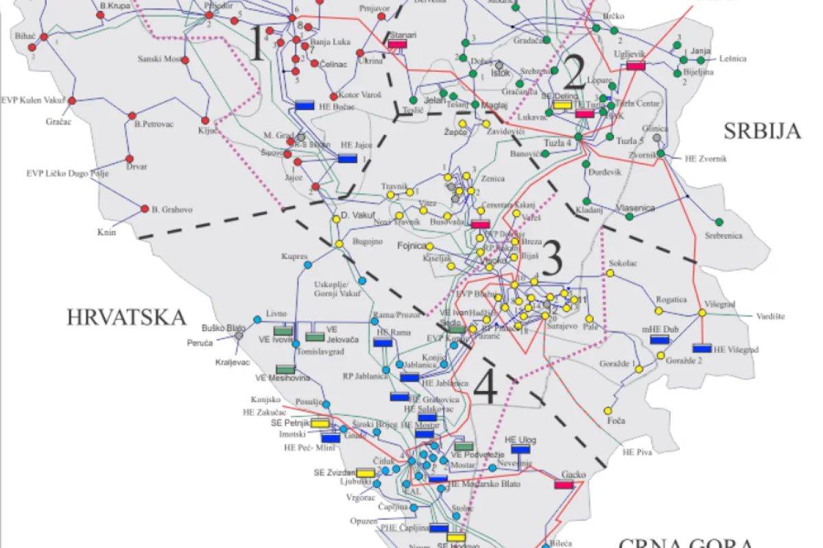 Posljednih mjeseci mrežarinu plaća samo Elektroprivreda Bosne i Hercegovine.