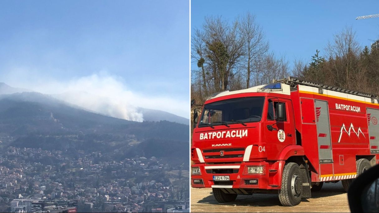 U neposrednoj blizini požara nisu smješteni stambeni ni turistički objekti                 