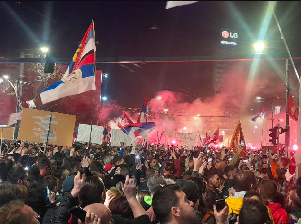 Studenti iz Beograda poručili nakon protesta: Vi ste topom udarili na našu ljubav, a mi tek počinjem