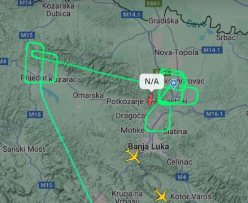 Britanski i američki avioni na nebu iznad Banja Luke prate dešavanja na terenu