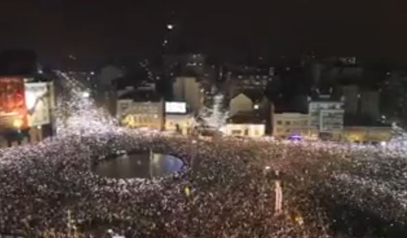 Siguran sam da je danas na protestu u Beogradu bilo pola miliona ljudi, rekao Stojanović