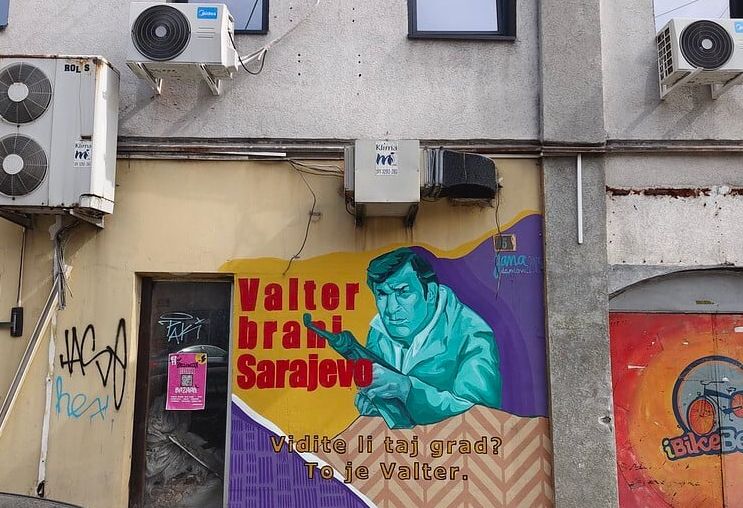 U Beogradu oslikan mural posvećen Valteru, čuvenom heroju odbrane Sarajeva
