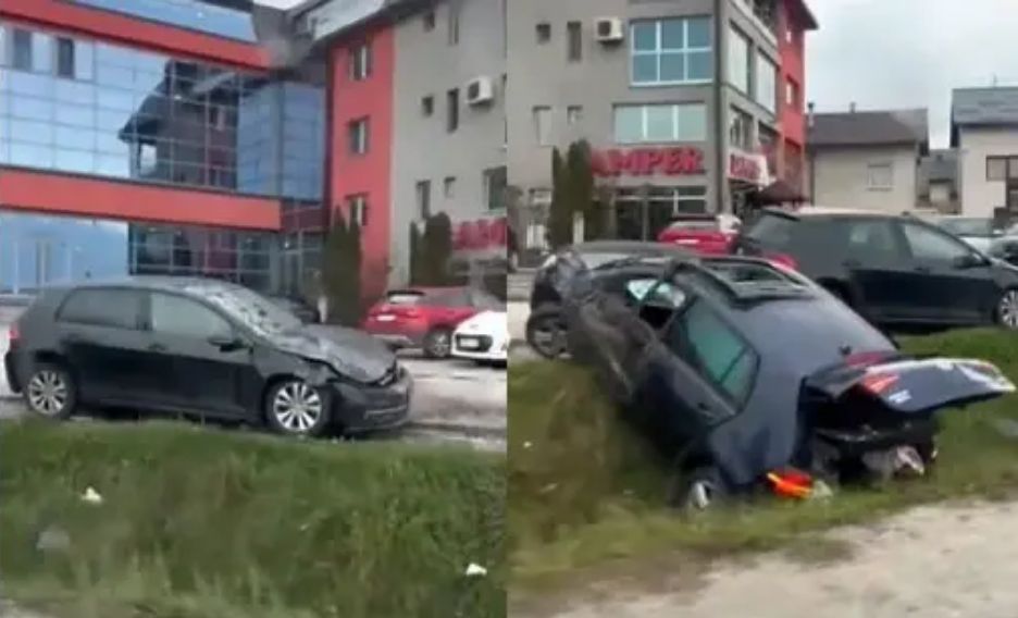 Kako se može vidjeti na fotografijama s mjesta događaja, na vozilima je nastupila veća materijalna šteta, a jedno od njih je završilo u kanalu pored ceste