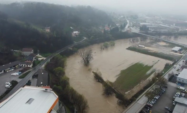 Strahota u Visokom: Pogledajte snimke iz zraka