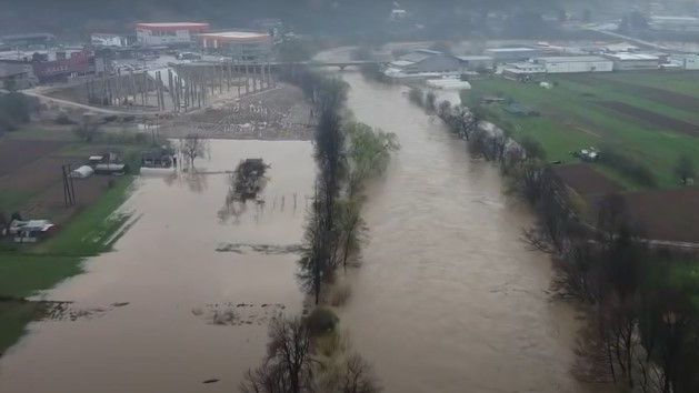 Strahota u Visokom: Pogledajte snimke iz zraka