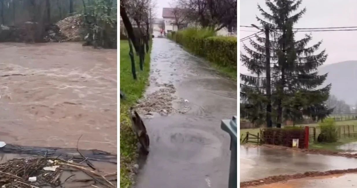 Saobraćaj je u prekidu i u toku je čišćenje saobraćajnice. Nevrijeme je izazvalo haos i u još nekoliko mjesta istočno od Sarajeva.