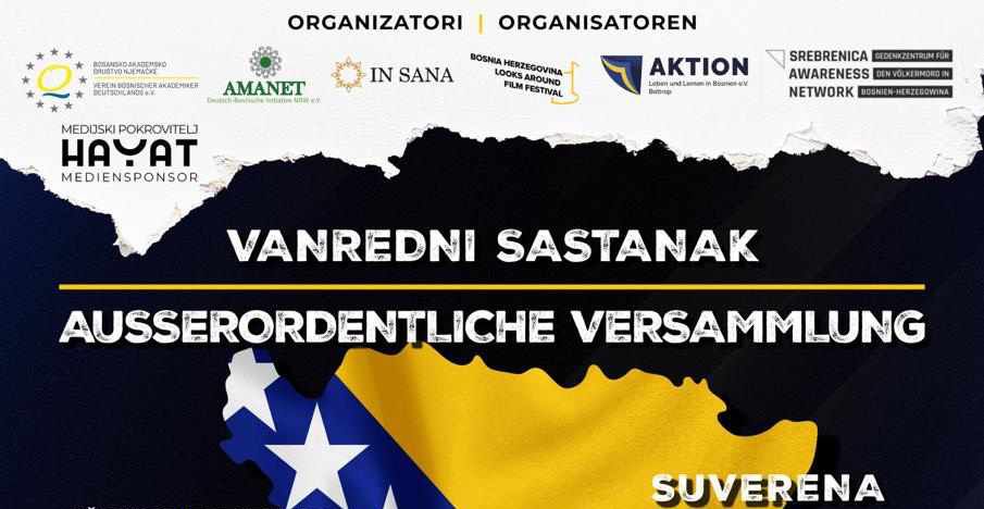 Petog aprila u Dortmund pozvani su svi građani i građanke koji vole Bosnu i Hercegovinu da se pridruže. 