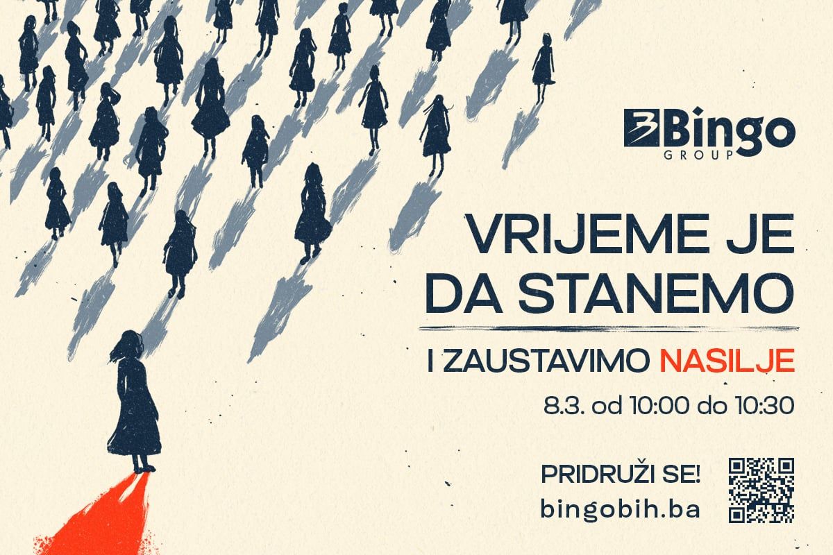 U 8. martu, zajedno, stanimo. Dajte svoj glas i budite promjena koju želimo vidjeti. Hayat uz Bingo!