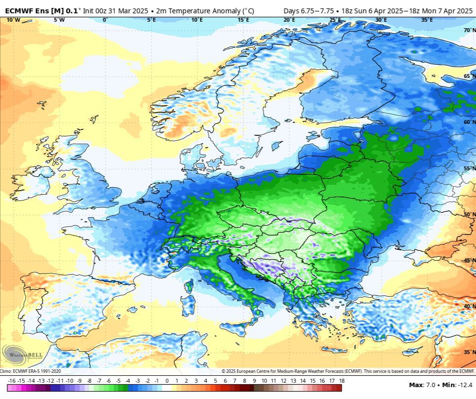 Zima se ne predaje: Stiže novi hladni prodor iz Rusije