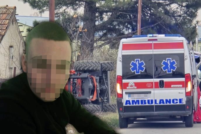 Svi su neutješni su nakon vijesti da je njihov O. S. (17) poginuo u ponedjeljak, kada ga je priklještio viljuškar koji je vozio njegov prijatelj (17) dok su čistili imanje.