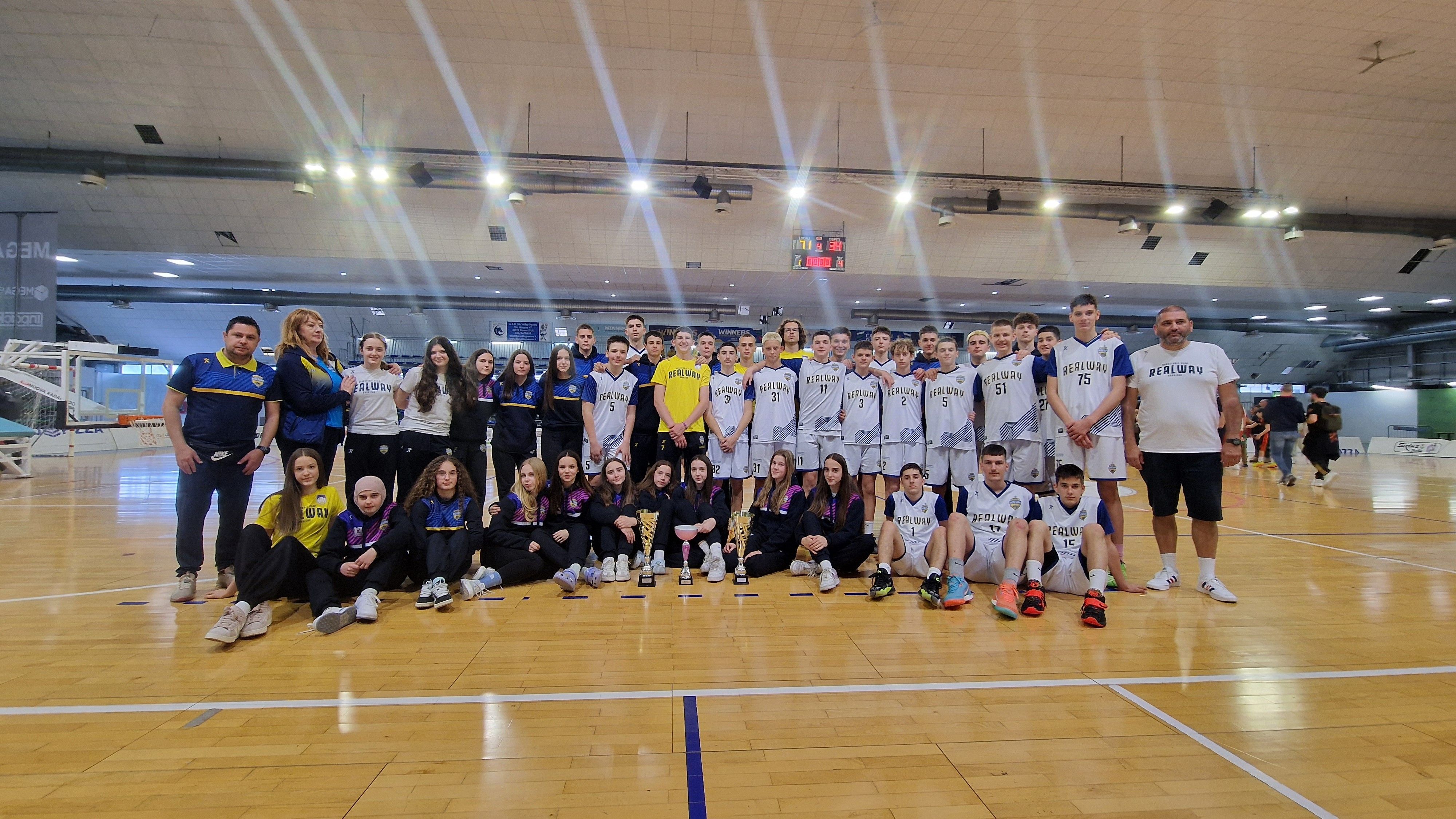 KK “Realway” Sarajevo je aktuelni prvak Bosne i Hercegovine do 14 godina i viceprvak do 16 godina