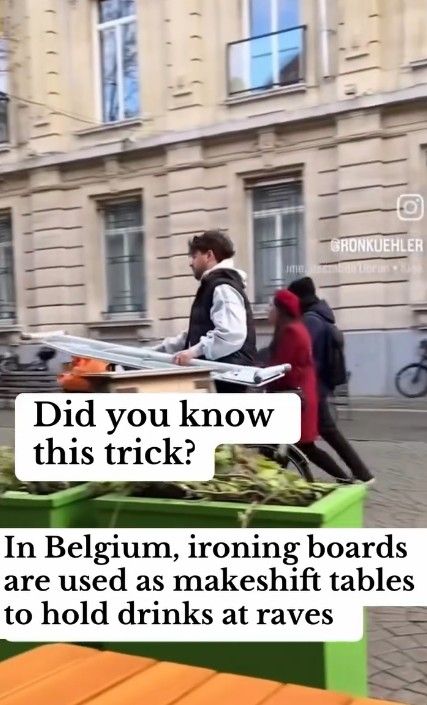 Mladi u Belgiji redovno nose daske za peglanje po ulici: Evo zbog čega