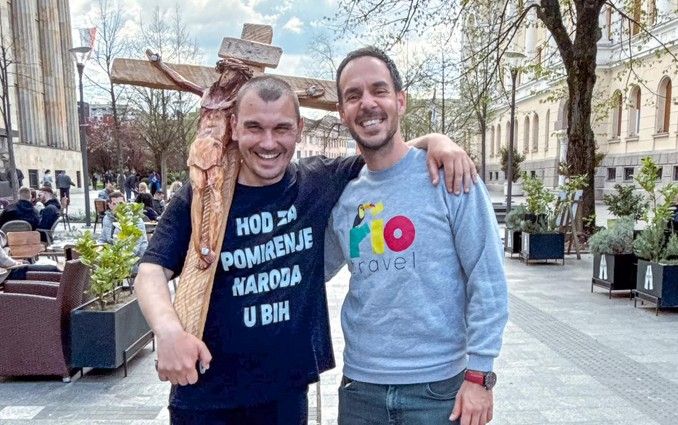 Josip Jelinić svojim hodom kroz našu domovinu nosi snažnu poruku mira, oprosta i zajedništva