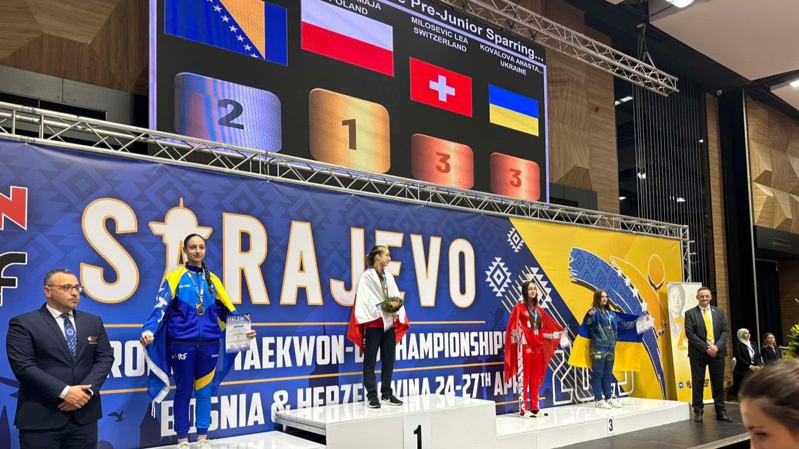 Četiri medalje za taekwondoiste BiH na Evropskom ITF prvenstvu