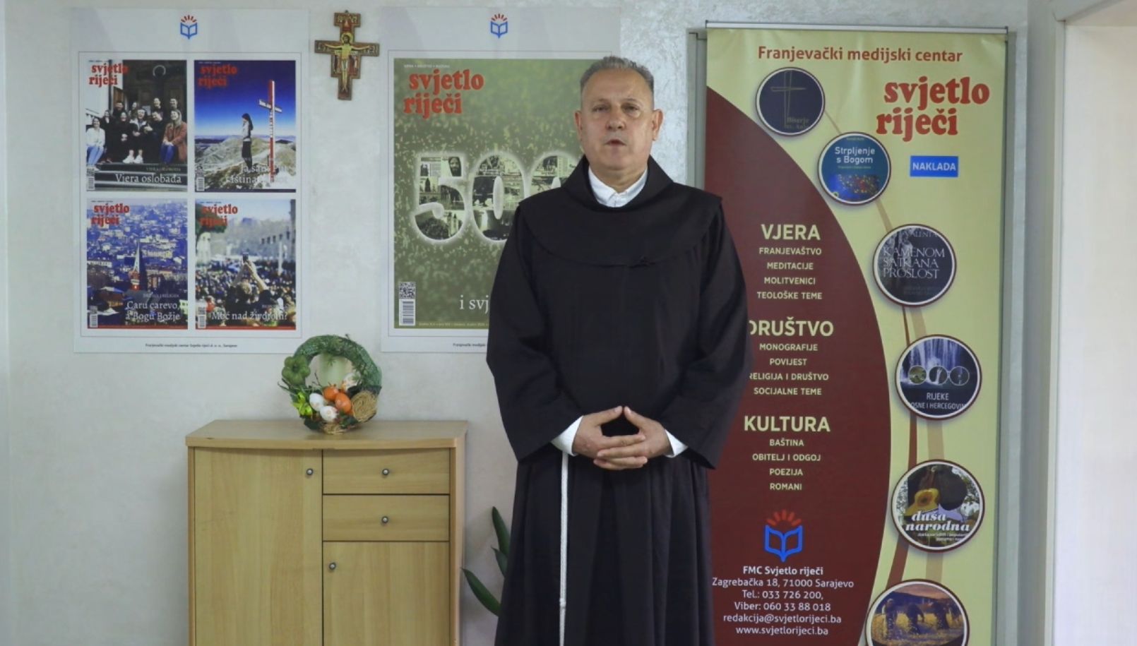 " Vjera nije samo utjeha u teškim vremenima, već je i pokretačka snaga koja nas potiče na uvijek aktivno i mudro djelovanje te činjenje dobra."