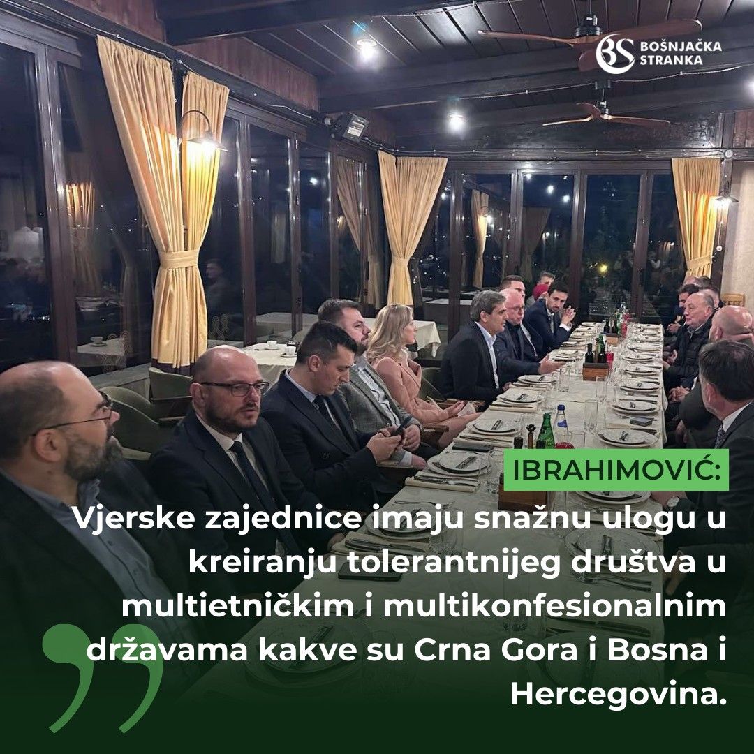 Kavazović u Podgorici: Multietnički i multikonfesionalni sklad važni za regionalnu stabilnost